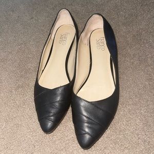 Franco Sarto Black Flats